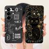 Soft Silicone Phone Case For Tecno Camon 50 Pro 4G Black Cat Cartoon Dragon Animals Pattern Bumper For Camon 50Pro CN5c Cover