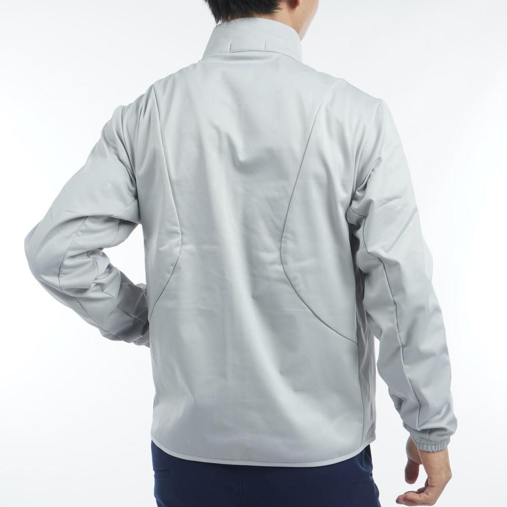 Le Coq Sportif Golf Stretch Forcer Cut and GY00 Full-Zip Sew, Bonded, Fleece-Lined, Windproof, Warm, Water-Repellent, Lightweight, Elegant, Golf,