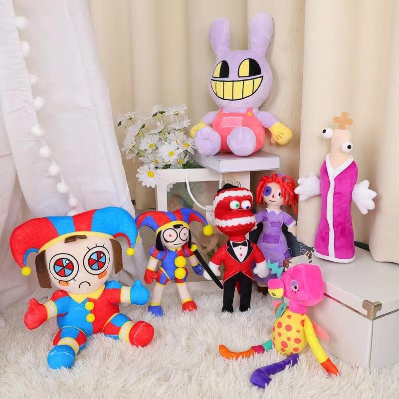 New Digital Clown Pu Plu Doll Toy Soft Stuffed Animal Toy for Adults Jax Digital Circus Magic Number Clown Doll