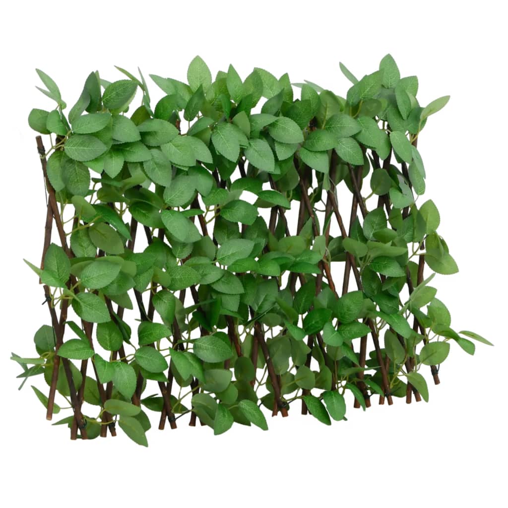 Climbing Grid with Artificial Ivy Expandable Green 180 x 30 cm