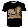Animal Lion 3D Printed T-Shirt Streetwear Summer Unisex Fashion Harajuku Casual O-Neck Top