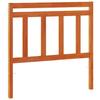 Headboard Wax Brown 100 Cm Solid Pine Wood