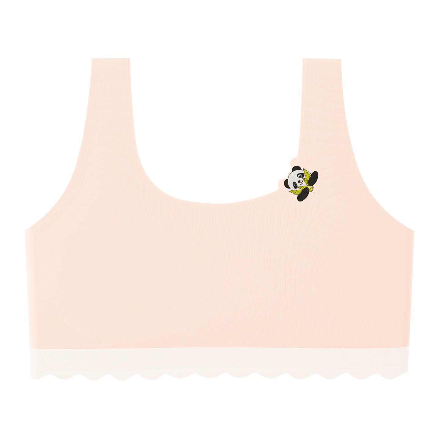 Girls  Junior High Development Sports Bra - Fixed Cup Vest for Stage One M (45-70 lbs)