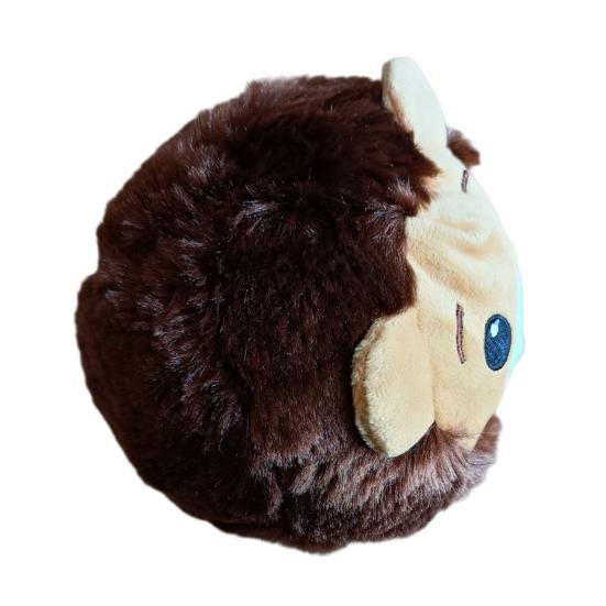 Pet Toy Lion Shape Bite-Resistant Plush Dog Chew Toy with Built-in Sound Device Soft Interactive Stress Relief Anxiety Reduction Toy