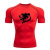 Men's Compression Quick Dry Workout T-Shirt, Stylish Black B