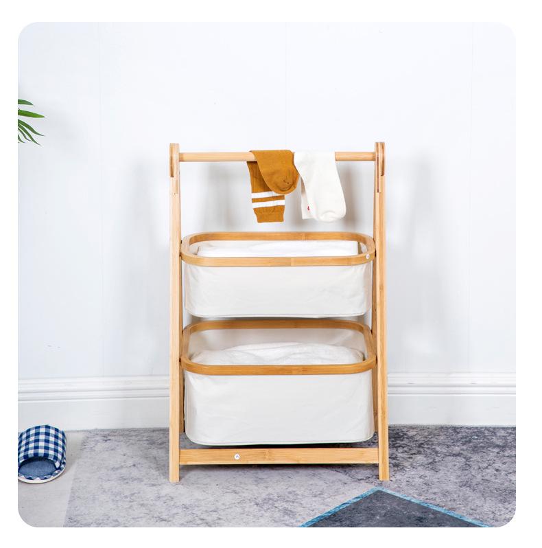Multi-layer Folding Storage Rack for Bedroom, Living Room, and Bathroom