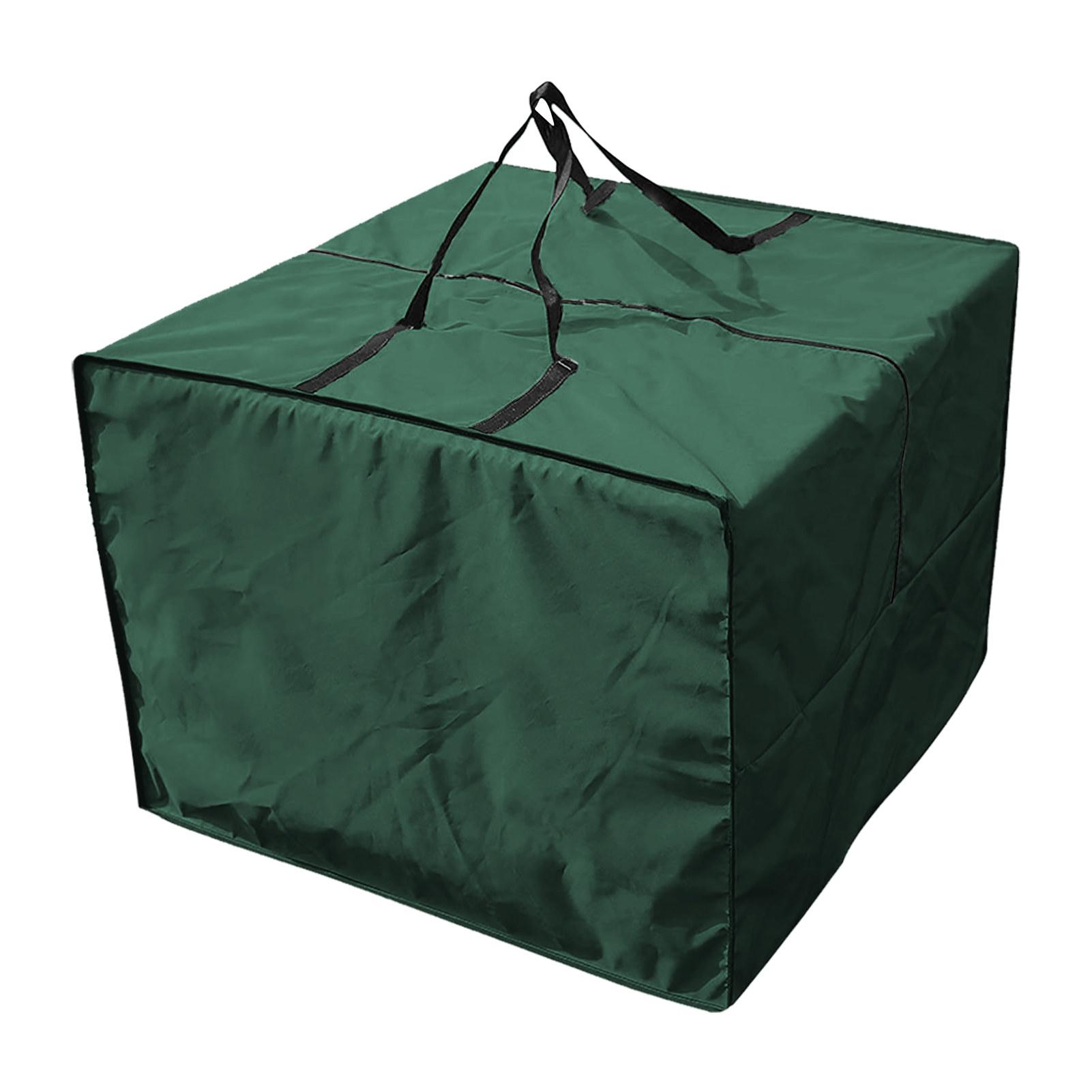

Large Capacity Storage Bag Furniture Seat Cushions Outdoor Garden Storage Bag Seat Protective Cover Waterproof Multi-Function зелёный