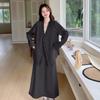 Fungus-edged Coat, Women's Chic Slimming Skirt, Two-piece Spring and Autumn New Skirt Suit