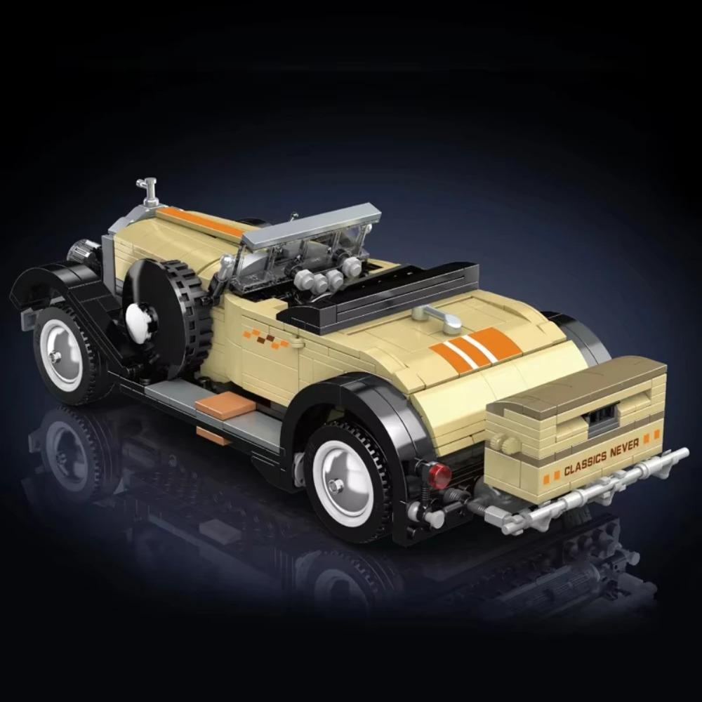 Kreatives Technisches T50 Oldtimer Set Baustein Das MOC Fantom Oldtimer Modell Montagebaustein Spielzeug Für Kinder Geschenke