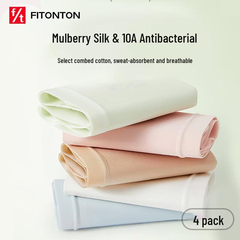 

Женские антибактериальные дышащие трусы FitonTon, 4 шт. XL