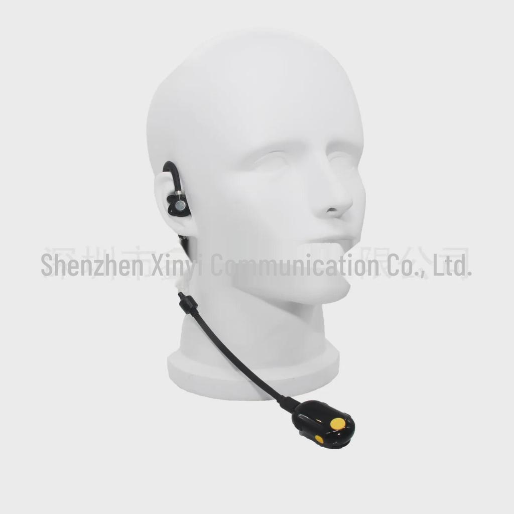 Mini Earhook UHF 100 Walkie Talkie, 0.5W, 400-470MHz