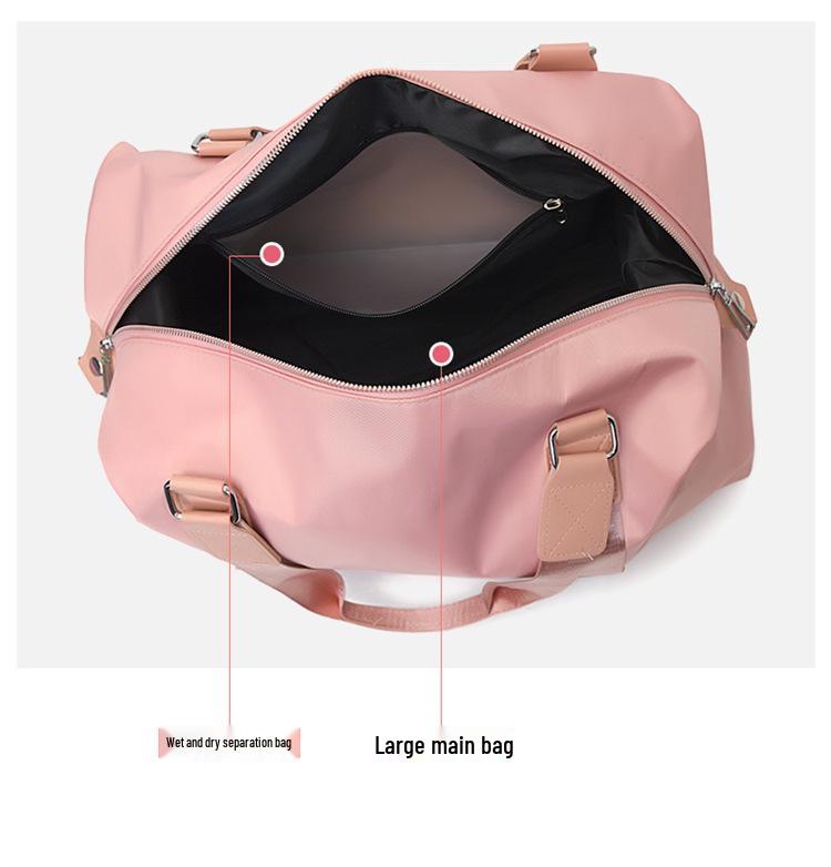 Large Capacity Waterproof Travel Duffle Bag with Wet/Dry Separation for Gym, Swimming, Yoga, Business Trips - Unisex