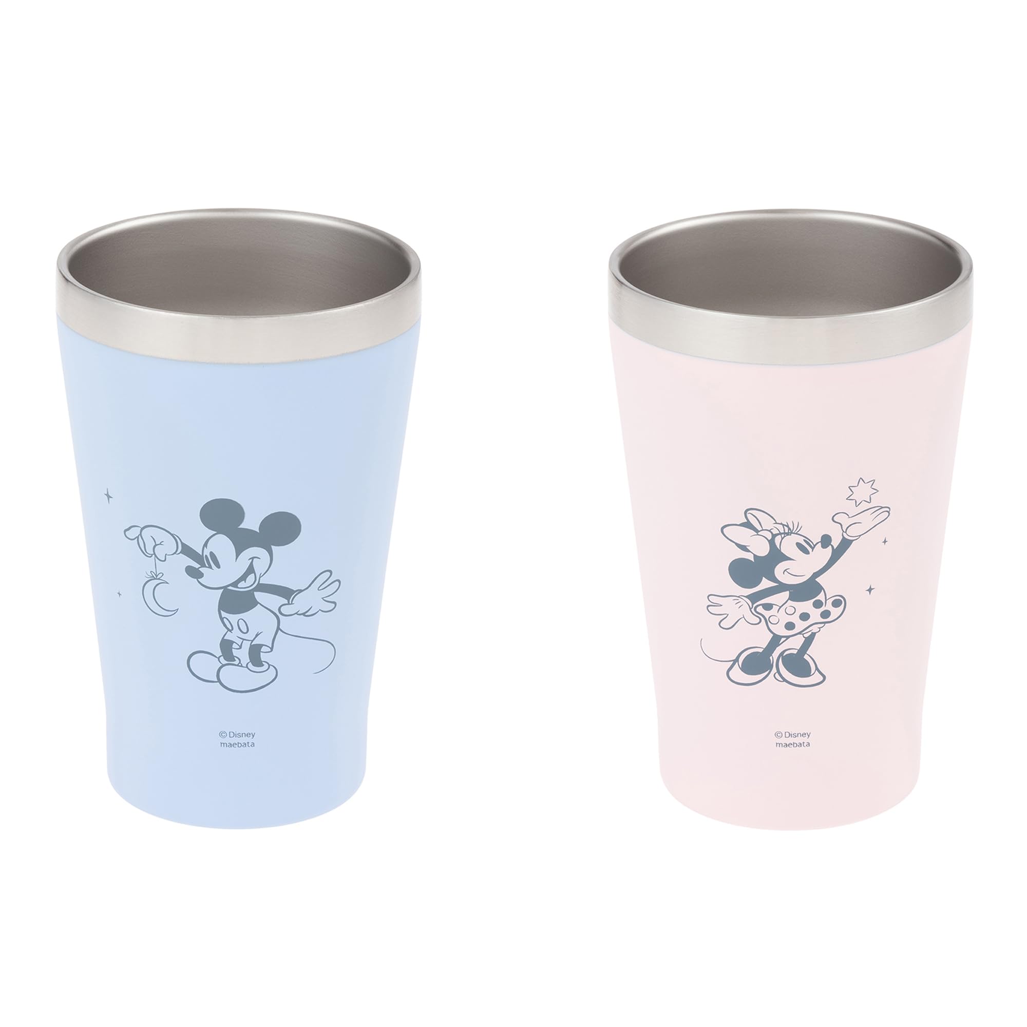 

maebata пара тамблеров вакуумные сохраняют тепло или идеально как набор 53067, с изоляцией, для холодных напитков, 280 мл, стильные, в коробке, подарок, D-MF74