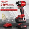 DELIXI Electric Brushless Cordless Impact Driver Drill CN plug (adapter included)