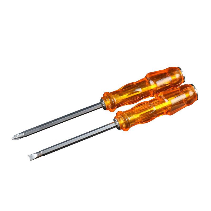 Transparent 2-in-1 Cross & Flathead Screwdriver Set CN plug (adapter included)
