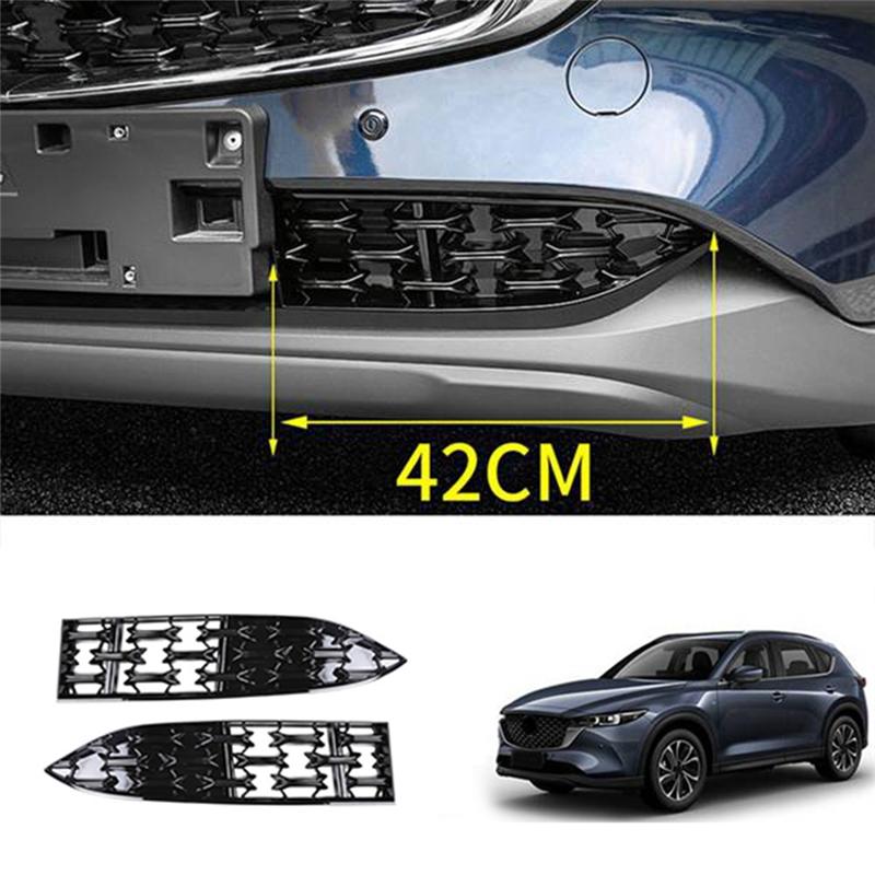 

Передний нижний бампер автомобиля, решетка, литая крышка для Mazda CX5 CX-5 2022 +, передняя нижняя средняя сетка, украшение B