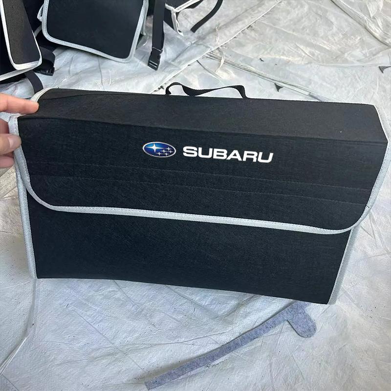 Car Trunk Organizer Storage Tidying Foldable Accessories Supplies For Subaru WRX Forester Tribeca Legacy BRZ Crosstrek Levorg XV