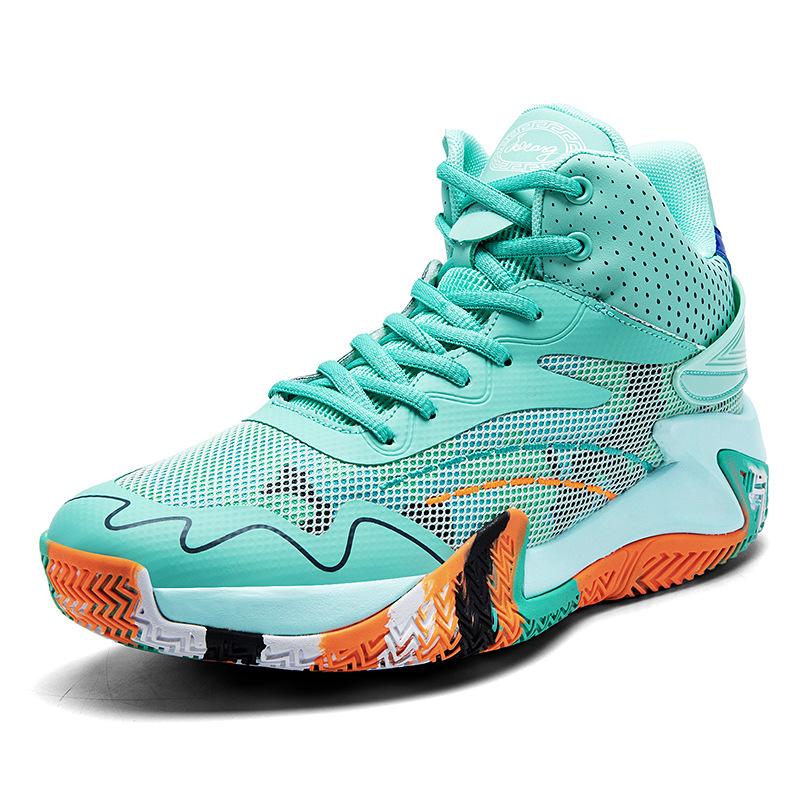 Spring, summer and autumn casual sports breathable basketball shoes non-slip and wear-resistant lightweight sports running shoes