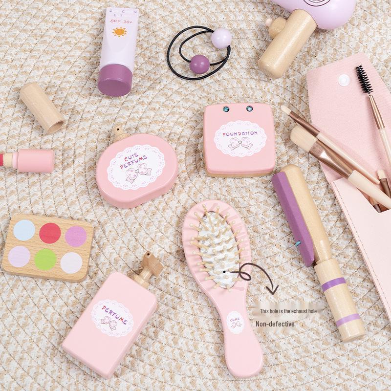 Princess Vanity Table Play Set: Children's Dressing Table and Makeup Toy