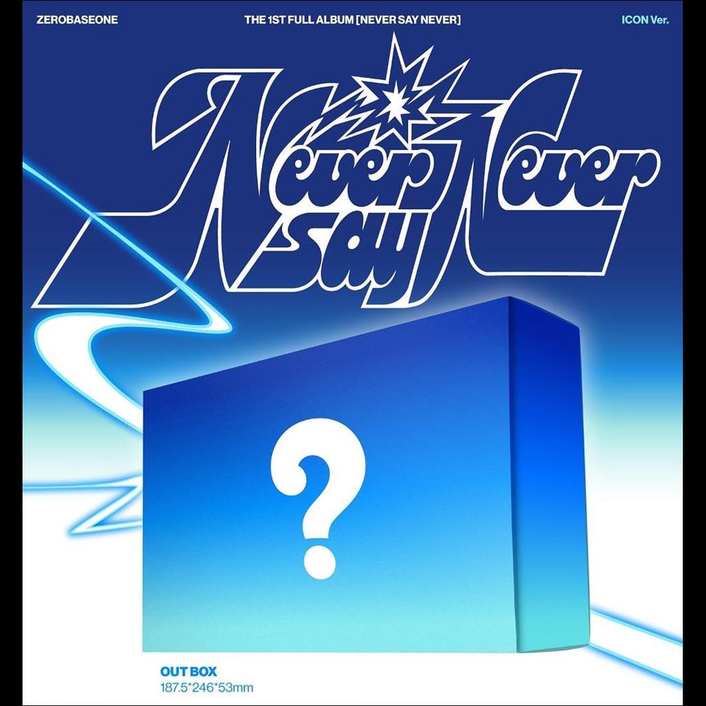 ZEROBASEONE [NEVER SAY NEVER] PHOTOBOOK Ver.(ICON & ORDINARY) The 1st Full Album