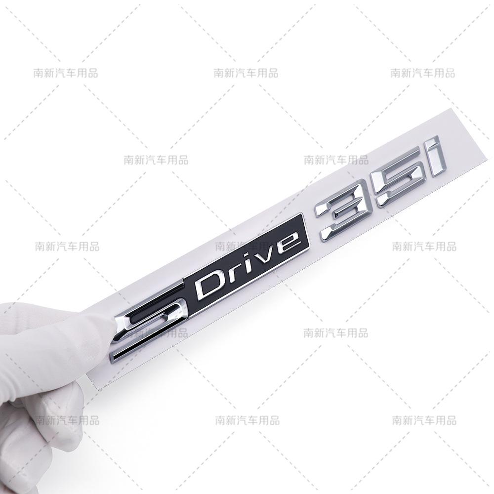 3D SDrive 18i 20i 23i 25i 50i 30i 35i 40i 45i Buchstaben Logo Auto Heckklappe Plakette Emblem Aufkleber Für BMW X1 X2 X3 X4 X5 X6 X7 yj2