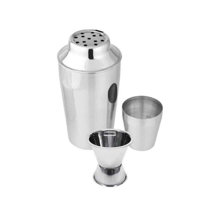 Set Shaker À Cocktails En Inox 400 Ml Et Doseur À Alcool 2 Et 4 Cl - FACKELMANN - Bar Concept