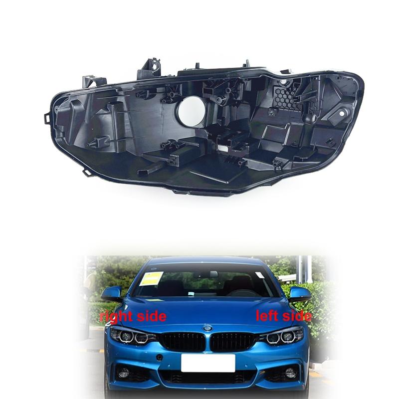 Car Headlight Rear Housing Base Plastic Black House for LED M3 F80 M4 F82 M3 F32 F33 2017 2018 2019 Front Backing Base 7478152
