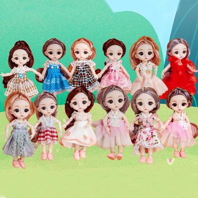 Mini Cute Doll, Girl Simulation Princess Dress-Up Doll Model