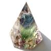 Orgonite Object, Tall Pyramid, Fluorite, 40 X 55mm