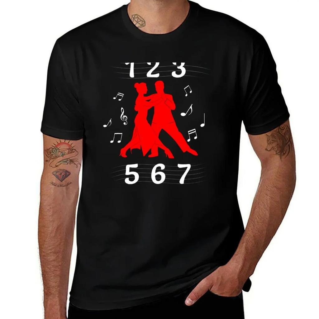 123 567 Salsa Rhythm beat T-Shirt for a boy cute tops vintage t shirt men