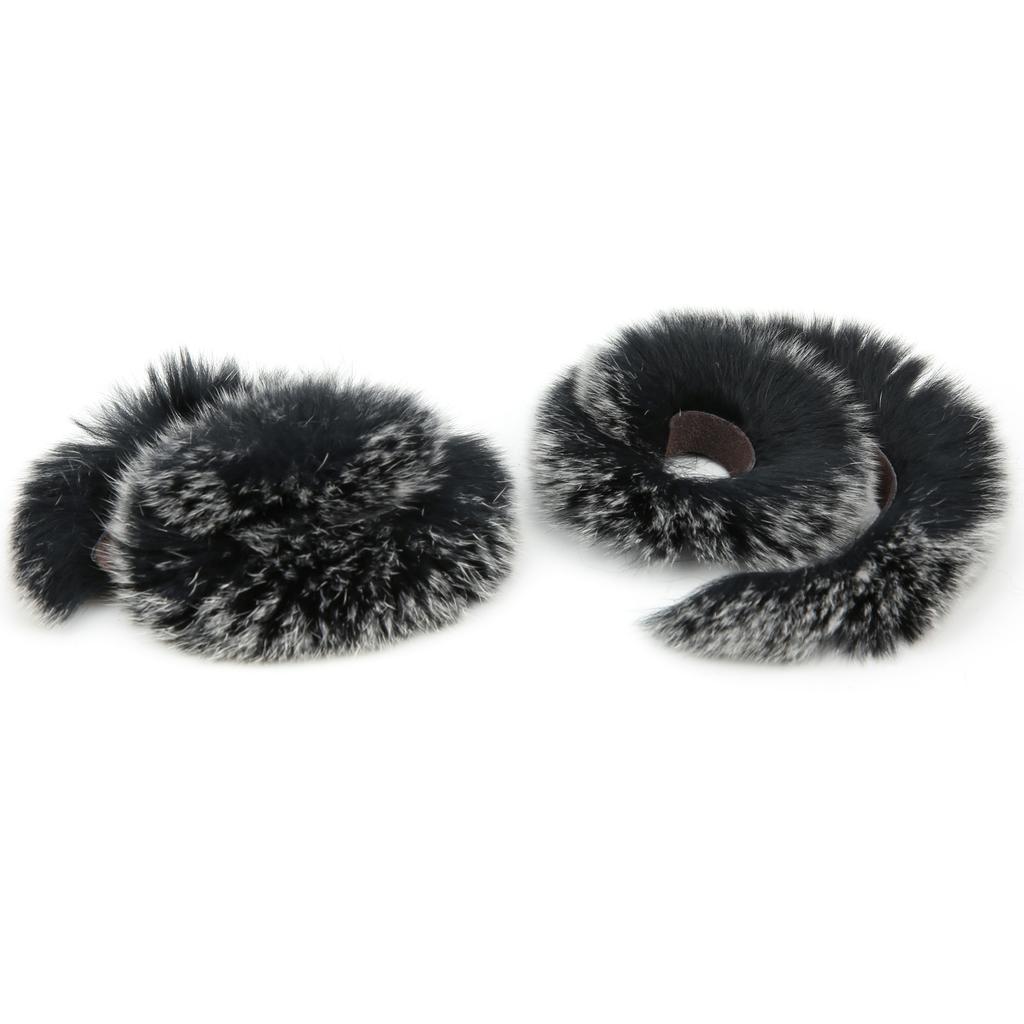 1 para z futra królika cięciwa tłumiąca miękki tłumik tradycyjny łuk akcesoria łucznicze