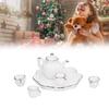 1:12   Tea Set Miniature Tea Cup Teapot Tray Decoration Kitchen Accessories