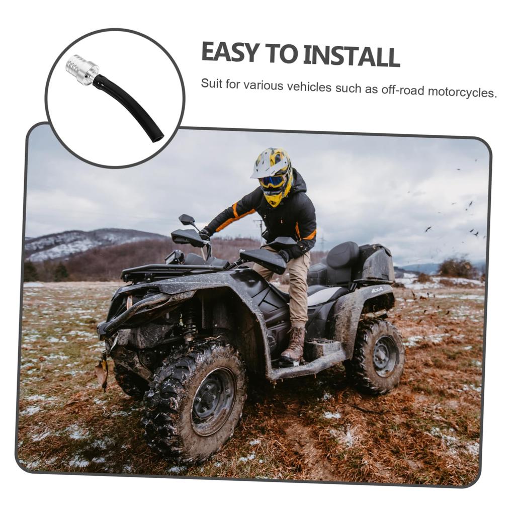 PLAFOPE Replacement Motorcycle Gas Cap Aluminum Atv Vent Hose Easy Install Tank Cap Off Road