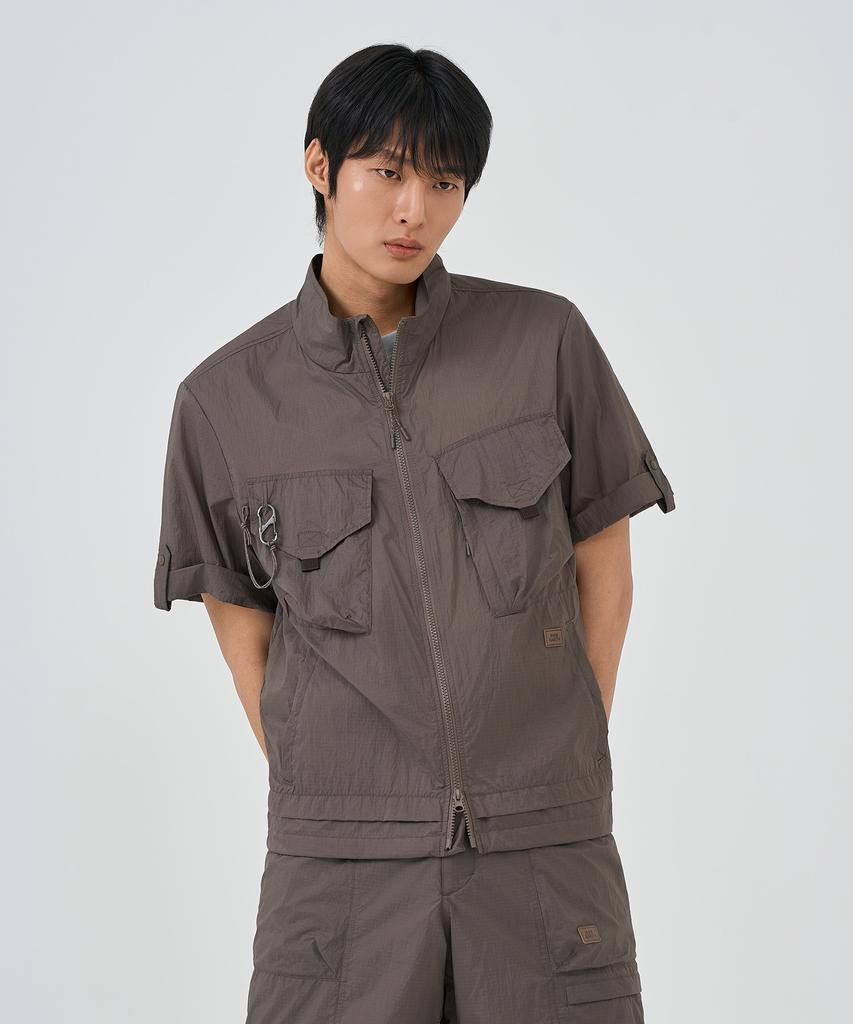 Bbc Earth [Carter Iii] Utility Short Sleeve Jacket_Dark Grey