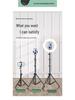 Dual Mobile Phone Tripod with Multi-Angle Stand & Fill Light for Outdoor Live Streaming & Photography