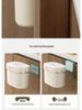 Wall-Mounted Trash Can with Lid for Bathroom, Toilet, Kitchen, or Household Use - High-End Crevice Storage Solution
