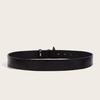 Engraved Belt Carved Punk Waist Belt Star Buckle Retro for Jeans Dress Unsiex