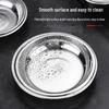 Stainless Steel Round Seasoning Dishes (10-Pack)