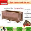 Outdoor Anti-corrosion Wood Planter Box