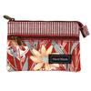 Fashion Printed Fabric Money Bag Double Zipper Ethnic Style Handbag Coin Purse Women Girls