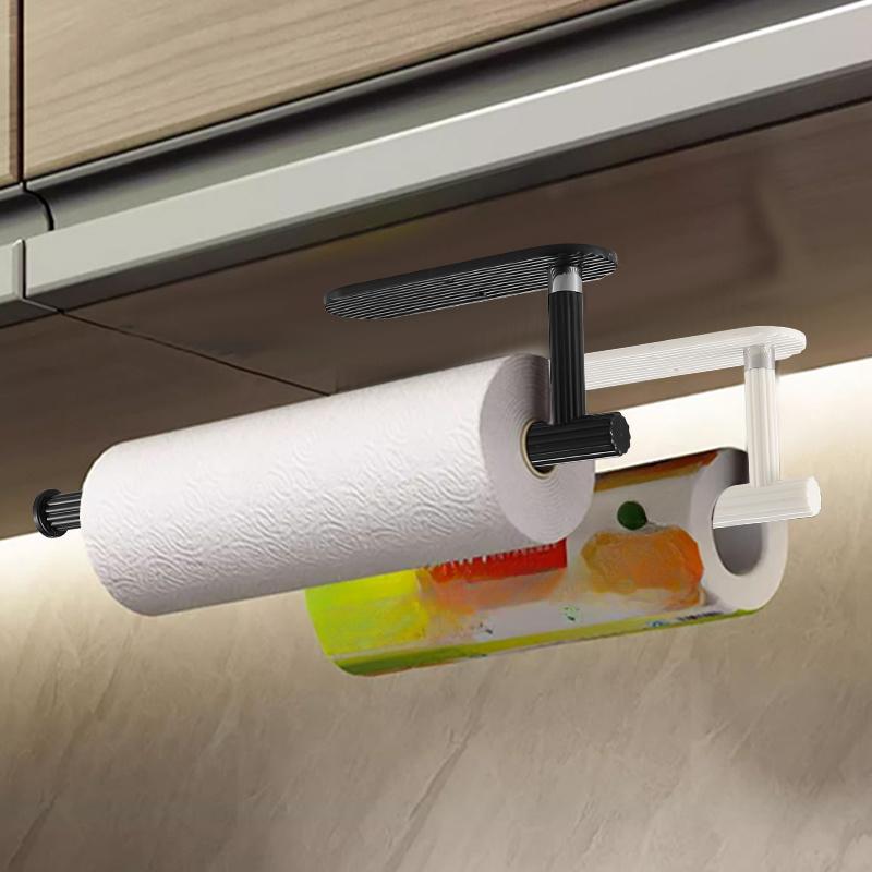 1pc Toilet Paper Holder, Wall Mounted Toilet Paper Roll Holder, No Drilling Required Suitable for Kitchen/bathroom/caravan/washroom
