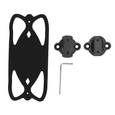 Supporto per Telefono da Ciclismo Porta Telefono Cellulare da Manubrio Antishock Tipo Fibbia in Silicone per
