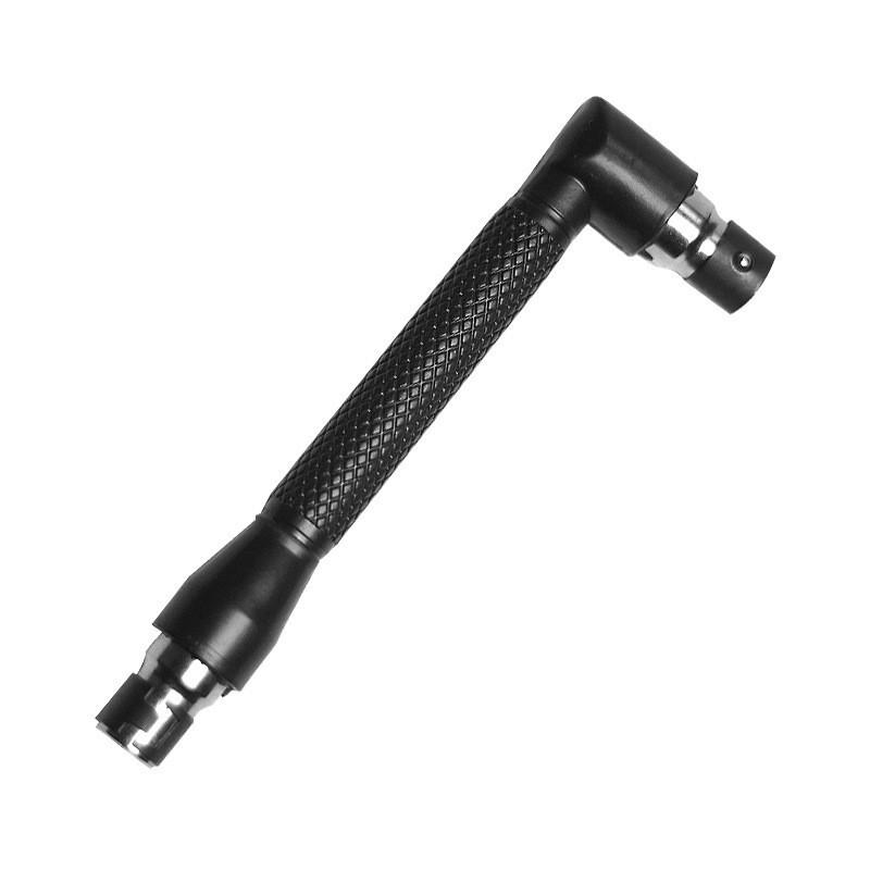 GeiBei 105° Bend Screwdriver Direction Changer with Hex Shank for Electric Drills