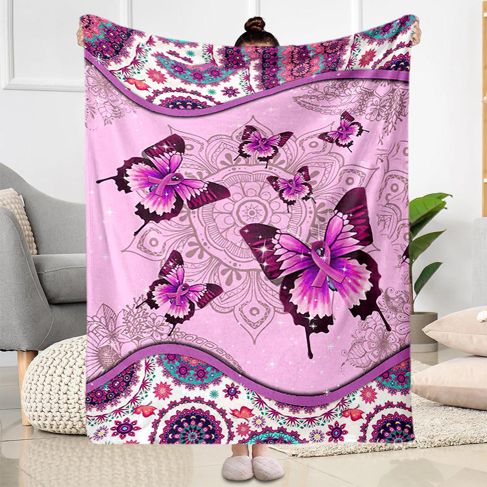 Cosmic Butterfly Mandala Blankets are suitable for living rooms, bedrooms, camping, and other places, making them an ideal choice for gifts.