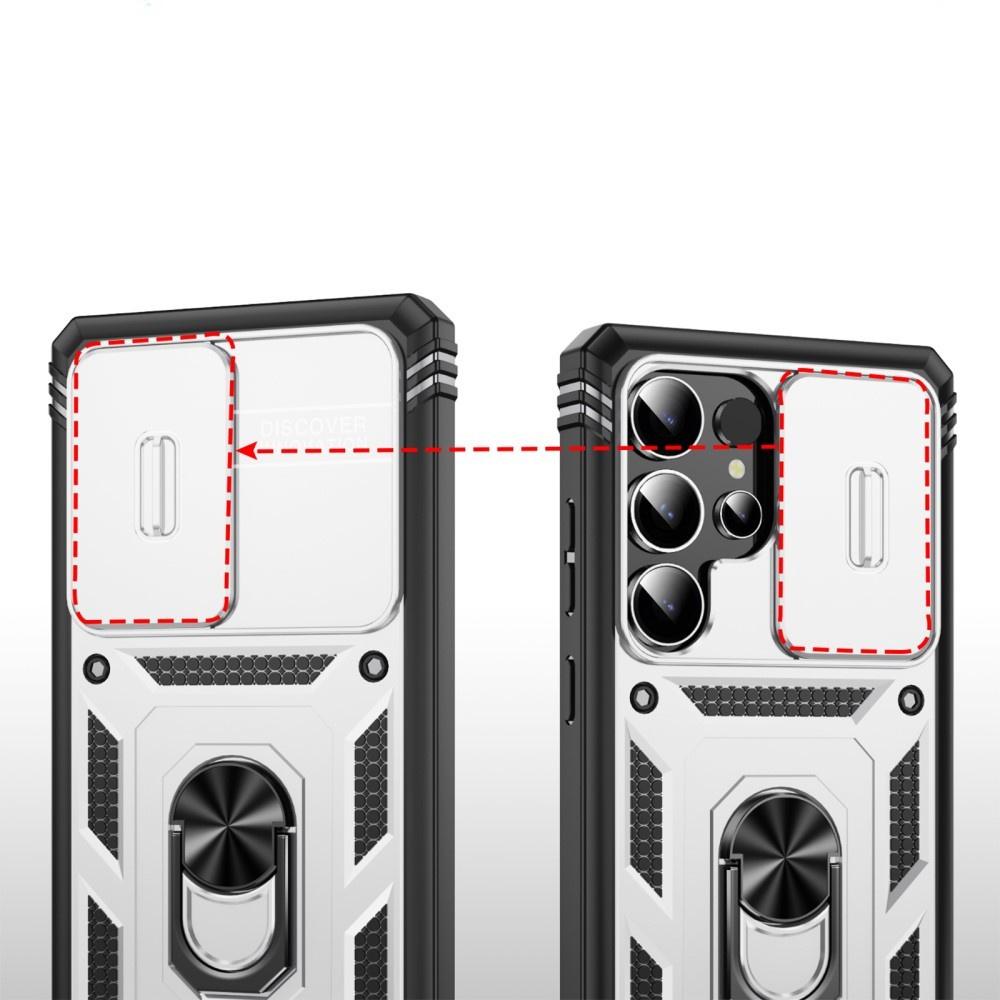 Samsung Galaxy S25 Ultra Case, KickStand Camera Lens, White