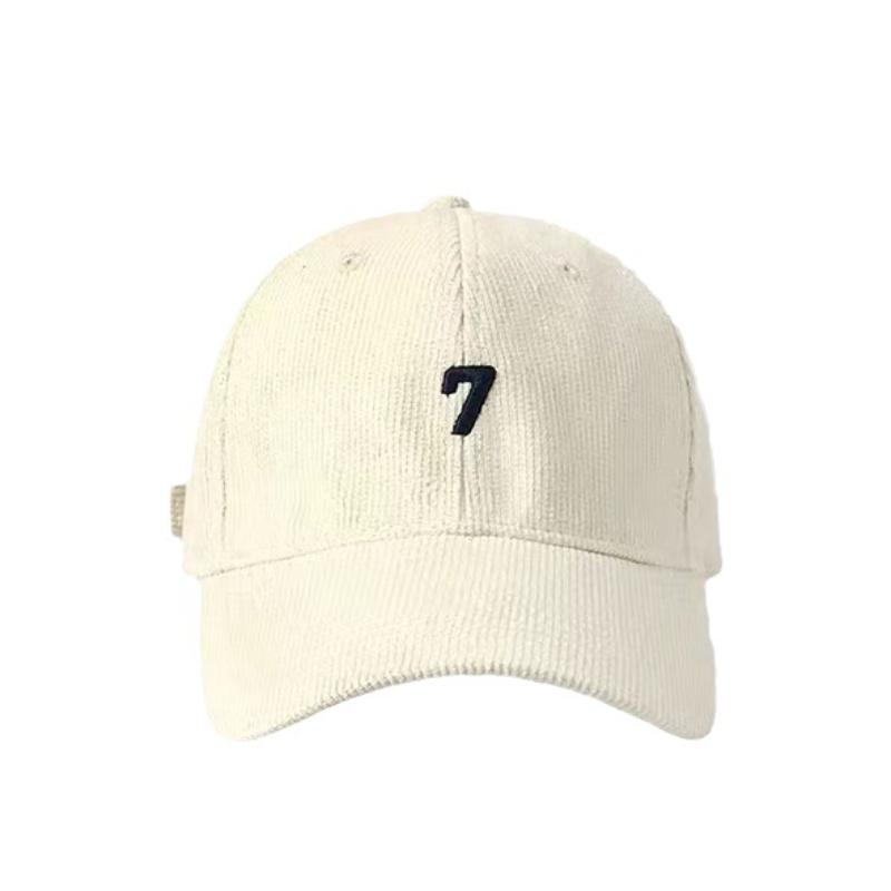 Fashion Soft Top Baseball Cap for Men Women New Corduroy Embroidered 3D Snapback Cap and Girls Small Face 58-60cm Gorras Bone