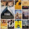 Retro Movie Metal Sign Classic American Films Wall Plate Poster Idealny do Baru, Klubu i Wystrój Domu