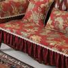 Jacquard Chenille Fabric Sofa Cover Living Room Non-slip Sofa Cushion Couch Cover Slipcover Luxury Furniture Protective Cover