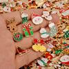 Random Mixed Christmas Pendantcharms For Jewelry Making Bulk Xmas Charm Natale Diy Small Gifts Accessories Breloque Bijoux Noël