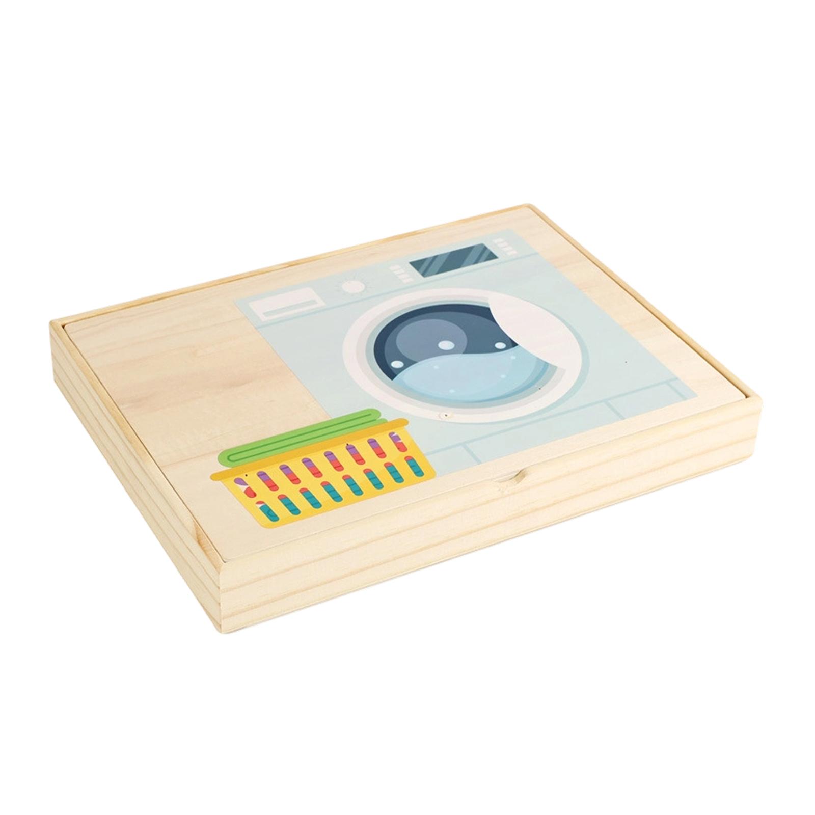 

Kids Fun Laundry Matching Game - Early Learning Puzzle For Focus & Thinking Skills Development One Size